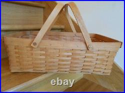 Longaberger Large Gathering Basket & Protector Set Classic shipping included