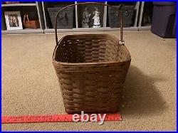 Longaberger Large Market Basket Fixed Handle Pre 1978 Before Signing See Pic