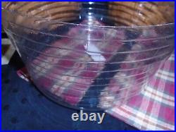 Longaberger Large Medium Small Bushel Basket Lot-Thanksgiving/Christmas Baskets