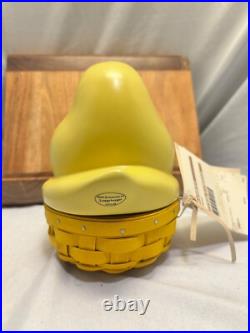 Longaberger Large Peeps Basket Set. Original Tags, Basket Liner. Fun Set