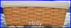 Longaberger Large Storage Solutions set with dividers