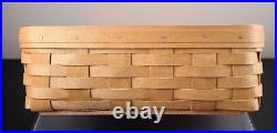 Longaberger Letter Tray Basket 2006 with 6 way Divided Protector