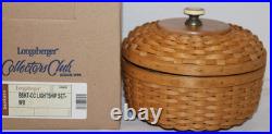 Longaberger Lightship Basket, Fabric, Protector, Lid, Box, Collectors Club Longaberger Lightship Basket, Fabric, Protector, Lid, Box, Collectors Club