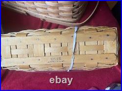 Longaberger Lot 5 Baskets