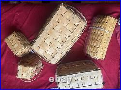 Longaberger Lot 5 Baskets