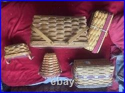 Longaberger Lot 5 Baskets