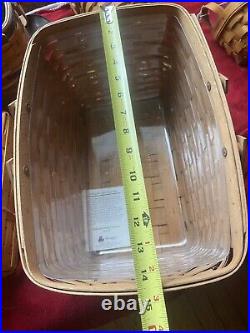 Longaberger Lot 5 Baskets