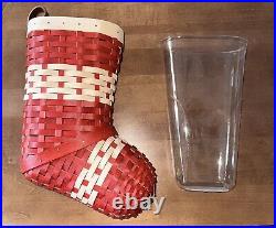 Longaberger Made Rare -Christmas Stocking Basket Set Please Read Description