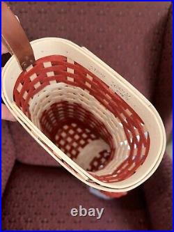 Longaberger Made Rare -Christmas Stocking Basket Set Please Read Description