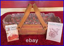Longaberger May Series Honoring Gma Bonnie Entire 14 Basket Set 1990-2002 & 2008
