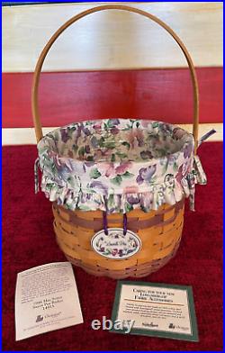 Longaberger May Series Honoring Gma Bonnie Entire 14 Basket Set 1990-2002 & 2008