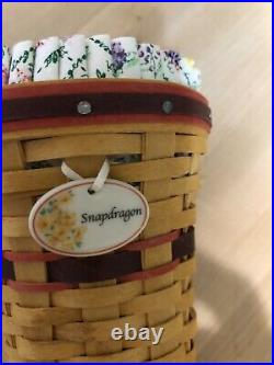 Longaberger May Series Miniature Snapdragon Basket Set