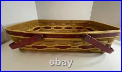 Longaberger Medium Gathering Basket Washington Redskins / Commander Colors Longaberger Medium Gathering Basket Washington Redskins / Commander Colors