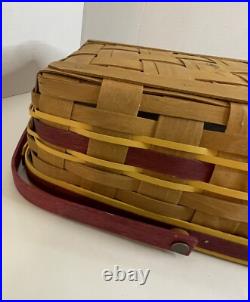 Longaberger Medium Gathering Basket Washington Redskins / Commander Colors