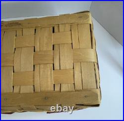 Longaberger Medium Gathering Basket Washington Redskins / Commander Colors Longaberger Medium Gathering Basket Washington Redskins / Commander Colors