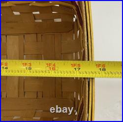 Longaberger Medium Gathering Basket Washington Redskins / Commander Colors