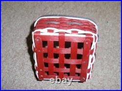 Longaberger Miniature 2021 Santa Belly Baskets-Set of 3-NEW