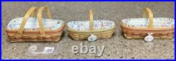 Longaberger Miniature May Series Basket Lot Of 12 With Liners & Protectors Read Longaberger Miniature May Series Basket Lot Of 12 With Liners & Protectors Read