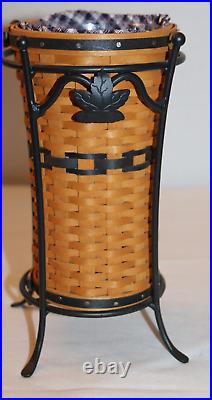 Longaberger Miniature Umbrella Basket, Fabric, Protector, Stand, Mini, Card