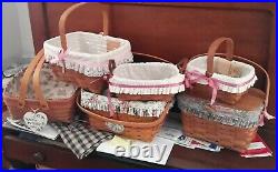 Longaberger Mothers day set of baskets