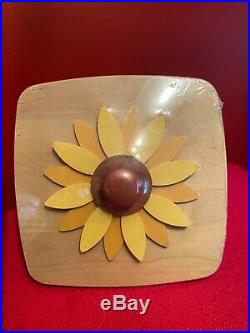 Longaberger NEW Rare Collectors Club Sunflower Basket Set
