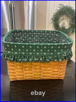 Longaberger Newspaper Basket Combo withStand