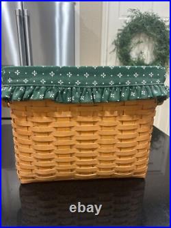 Longaberger Newspaper Basket Combo withStand