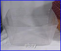 Longaberger Newspaper / Magazine Basket withLiner, Protector, & Iron Stand Longaberger Newspaper / Magazine Basket withLiner, Protector, & Iron Stand