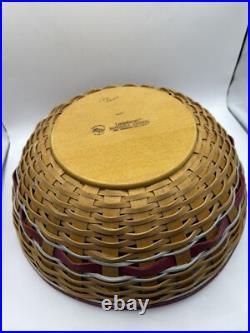 Longaberger Ohio State Bowl Basket Set