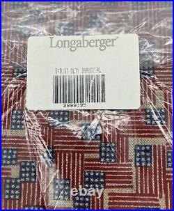 Longaberger Old Glory Fabric 5 Yards x 54 Package UNCUT NIP HTF