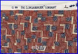 Longaberger Old Glory Fabric 5 Yards x 54 Package UNCUT NIP HTF