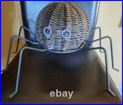 Longaberger On The Veranda LARGE Spider Basket wrought iron set MINT FREE SHIP