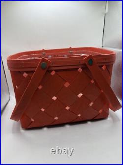 Longaberger One Of A Kind Prototype Picnic Basket Longaberger One Of A Kind Prototype Picnic Basket