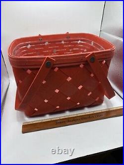 Longaberger One Of A Kind Prototype Picnic Basket Longaberger One Of A Kind Prototype Picnic Basket