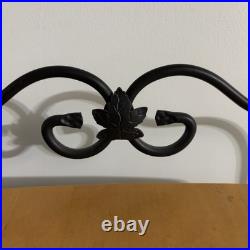 Longaberger Paper Tray Baskets 2 Tier Wrought Iron Rack Lid Liners 1999 VTG