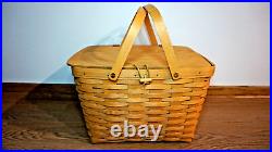 Longaberger Picnic Basket+protector 1996