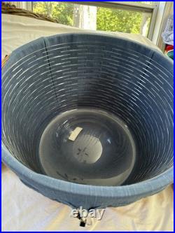 Longaberger Pot of Gold Work Around Basket W Plastic Protector Liner And Lid