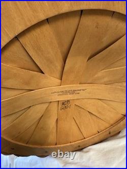 Longaberger Pot of Gold Work Around Basket W Plastic Protector Liner And Lid