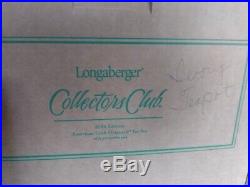 Longaberger Pottery Collector's Club American Craft Originals Tea Set NEW in box