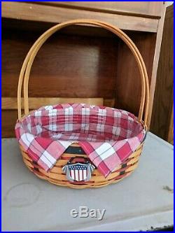 Longaberger Proudly American Basket Set/9+