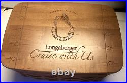 Longaberger RARE 2007 Cruise With Us Incentive/Award Basket Set-4 Signatures-NEW
