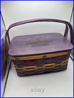 Longaberger RARE 2011 Jelly Belly Event Basket/Easter Basket withProtector Longaberger RARE 2011 Jelly Belly Event Basket/Easter Basket withProtector