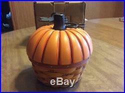 Longaberger RARE 2012 Collectors Club Pumpkin Basket Set