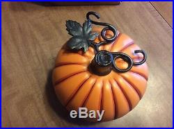 Longaberger RARE 2012 Collectors Club Pumpkin Basket Set