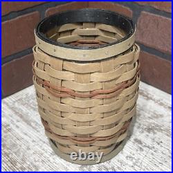 Longaberger RARE 2014 Collectors Club Barrel Basket SIGNED