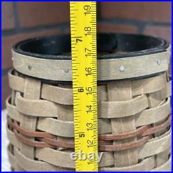 Longaberger RARE 2014 Collectors Club Barrel Basket SIGNED