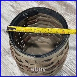 Longaberger RARE 2014 Collectors Club Barrel Basket SIGNED