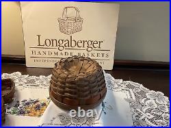 Longaberger RARE 2021 (Set of 3) 125th Anniversary Miniature Baskets-NEW