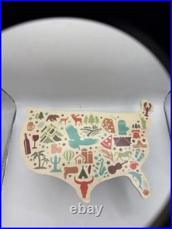 Longaberger RARE Amazing America Event Basket With America Lid And Protector