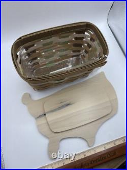 Longaberger RARE Amazing America Event Basket With America Lid And Protector Longaberger RARE Amazing America Event Basket With America Lid And Protector